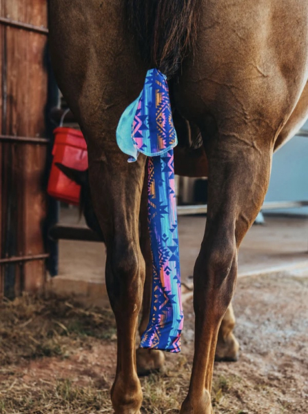 Tail Bag Purple Aztec